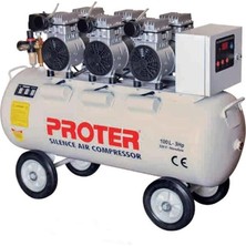 Proter 100 Lt 3 Hp Sessiz Yağsız Hava Kompresörü