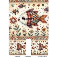 Marine Serisi MRN143 Pirinç Dekopaj 30*42 cm