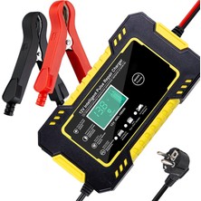 Araba Akü Şarj Cihazı, 12V 6A Akıllı Otomatik Akü Şarj (Yurt Dışından)
