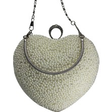 Çanta Sepetim Simli Abiye Çanta