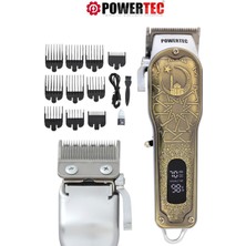 TR-6600 Profesyonel USB Type-C Şarjlı Saç Sakal Tıraş Makinesi