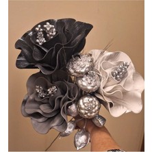 Lateks El Yapımı Vazoluk Arajman(Yapay Çiçek)