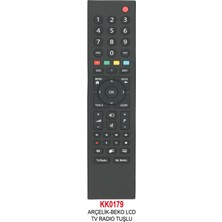 Arçelik-Beko LCD Tv Radıo Tuşlu Kumanda