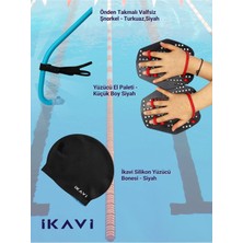 Ikavi Yüzücü Paketi (Şnorkel-El Paleti-Bone)