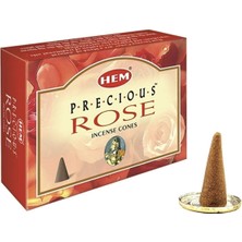 10 Adet Precious Rose Cones Konik Tütsü