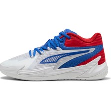 Puma 31135311 Dagger Puma White-Mountain Beyaz - Mavi Erkek Basketbol Ayakkabısı
