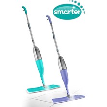 Shıny Sprey Mop Renkli 2 (Very Peri-Yeşil) Mop Paspas Temizlik Seti
