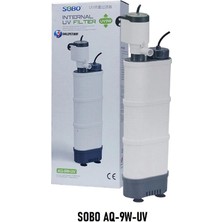 Sobo Akvaryum Su Pompası Uv Lambalı 8W. 600 Lt/saat AQ-9W-UV