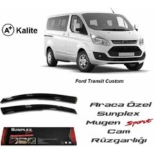 Ford Transit Custom Mugen Cam Rüzgarlığı 2014 Sonrası 2'li Sunplex
