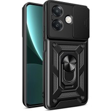 A3X 4g Kılıf Magnetik Standlı Kamera Korumalı Zore Sürgülü Vega Kapak -115445