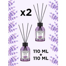 Jardın D'or Lavender Reed Dıffuser 2'li Set (Lavanta Çubuklu Oda Kokusu) Indirim Fırsatı