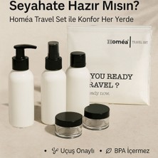 Royal Gross Plastik Seyahat Boy 100ML Füme Şişe ve Kavanoz 4’lü Set – Çantalı Seyahat Kiti