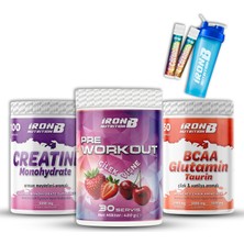 Iron B Nutrition Bcaa Preworkout Kreatin Monohidrat Paketi