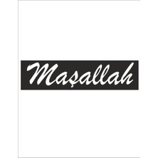 Maşallah Oto Sticker 33X6 cm