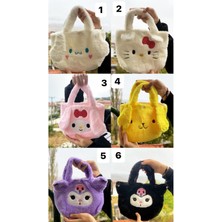 Luxury 1 Adet Sevimli Peluş Hello Kitty Cinnamaroll Karikatür Çanta 1 Adet