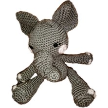 Miniş Fil Amigurumi Organik Oyuncak