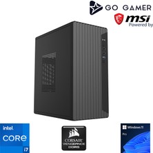 Go Gamer S675 Intel Core i7 14700F / 32GB 5600Mhz DDR5 / 1TB SSD / RX550 4GB / Windows 11 Pro Masaüstü Bilgisayar