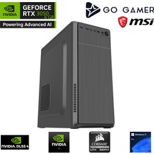Go Gamer S609 Intel Core i7 13700F / 32GB 3200MHz / 512GB SSD / RTX3050 6GB / Windows 11 Pro Masaüstü Bilgisayar