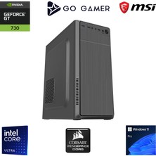 Go Gamer U09 Intel Core Ultra 5 225F / 16GB Ddr5 5200MHZ / 512GB M.2 SSD / GT730 4gb / Windows 11 Pro Iş Bilgisayarı
