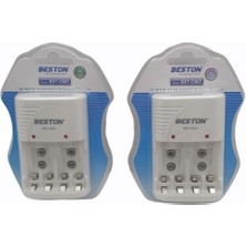 Beston BST-C802  4lü Pil Şarz Aleti