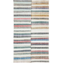 Bespoky 160x283 cm El Dokuma Bej Yün Halı | El Yapımı Klasik Salon Halısı | %100 Doğal Yün | UNİQUE-37206