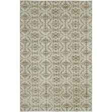 Bespoky 186x281 cm Gri Klasik Yün Halı | Salon Yatak Odası Halısı | %100 Doğal Yün El Yapımı El Dokuma | UNİQUE-18351