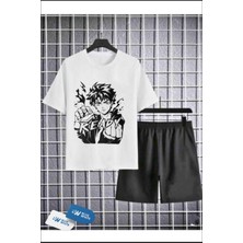 Erkek/kız Çocuk ''readysunny'' Baskılı Tişört-Şort Takımı