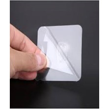 Kendinden Yapışkanlı Şeffaf Kablo Tutucu Diş Fırçası Askısı 5 Adet