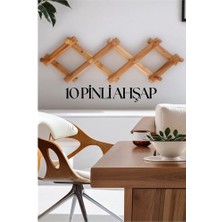 Işbaşıarb  ISB01  10 Pinli Ahşap Akordiyon Askı Paganelli Design 19403 (Işbaşı)