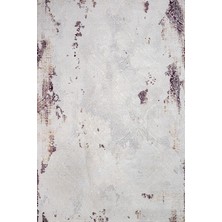 Hali.Net 80x150 cm Krem Bordo Soyut Vintage Eskitme Yıkanabilir Halı | Salon Mutfak Halısı | Leke Tutmaz Hipoalerjenik | CREA_GALAXY-13450K