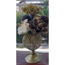 El Yapımı Lateks Eva Arajman Vazo (Yapay Çi?çek)