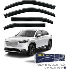 Honda Hrv Kromlu Cam Rüzgarlığı Niken 2022+ Sonrası Uyumlu