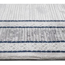 Bespoky 80x300 cm Gri Yıkanabilir Halı | Mutfak Yolluk Halısı | Leke Tutmayan, Kaymaz | ELEGANCE-EG007A