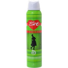 She Sweet Deodorant Sweet 150 ml  + 50ML Bayan Spray
