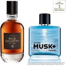 Wild Country Erkek Parfüm Edt 75 ml Avon Musk Marine Erkek Parfüm Edt 75 ml 2 Li Erkek Set