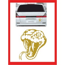 Yılan Oto Sticker - 15*17CM - Araba Sticker - Yapıştırma