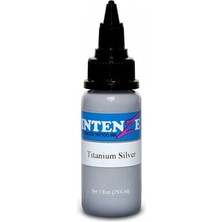 Titanium Silver - Intenze Dövme Boyası - 1OZ/30ML