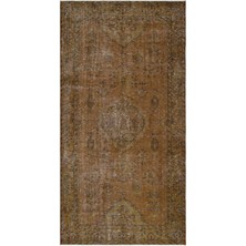 Bespoky 133x257 cm Bej Klasik Yün Halı | Salon Yatak Odası Halısı | %100 Doğal Yün El Yapımı El Dokuma | UNİQUE-27852