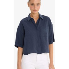 DeFacto Loose Fit Modal Kısa Kollu Gömlek F9331AX25AU