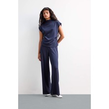 DeFacto Wide Leg Geniş Bol Paça Pike Pantolon E5784AX25AU
