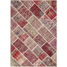 Bespoky 163x232 cm El Dokuma Çok Renkli Yün Halı | El Yapımı Klasik Salon Halısı | %100 Doğal Yün | UNİQUE-35475