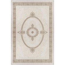 Hali.Net 80x150 cm Krem Karamel Modern Lüks Halı | Mutfak Balkon Salon Halısı | Hav Vermez Leke Tutmaz | KRM_ELİT-005A