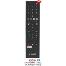 Arçelik - Beko LCD 3D Grundıg (Netflıx'li) Kumanda
