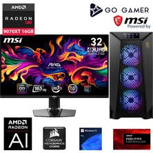 Go Gamer PS36D Intel Core I9 14900KF/256GB 5600MHZ Ddr5 Ram/4tb Nvme Gen5 SSD 14800-14000MB-SN/RX 9070 Xt 16GB/360MM Sıvı SOĞUTMA/Z790 Gaming/msı 31.5" OLED 4k/windows 11 Pro Masaüstü Bilgisayar