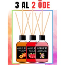 Çok Al Az Öde Şeftali-Çilek-Çiçek Bahçesi Çubuklu Oda Kokusu 50 Ml/peach-Strawberry-Flower Garden Reed Dıffuser 50 ml
