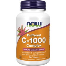 Buffered C-1000 Complex, Citrus Bioflavonoid Kalsium Rutin Acerola Complex C Vitamini 24 Saat Immune