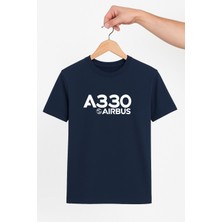Vecihi Geliyor A330  Airbus Baskılı  Tshirt Pilot - Havacı - Uçak Tutkunu Hediye