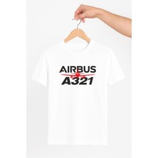Vecihi Geliyor Airbus A321 Unisex Tshirt Pilot - Havacı - Uçak Tutkunu Hediye