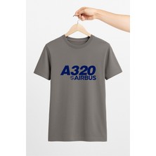 Vecihi Geliyor A320  Airbus Baskılı  Tshirt Pilot - Havacı - Uçak Tutkunu Hediye