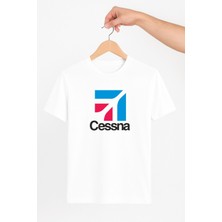 Vecihi Geliyor Cessna Unisex Tshirt Pilot - Havacı - Uçak Tutkunu Hediye